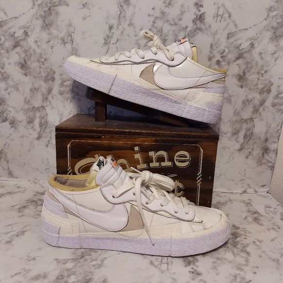 Pre-owned 2021 nike x sacai blazer low - Picture 1 of 9
